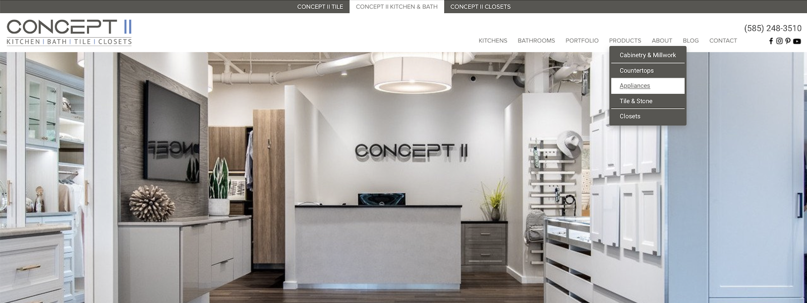 kitchen and bathroom showroom