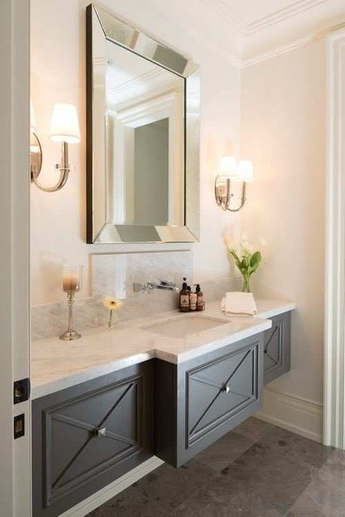 Floating Bathroom Vanity with Closed Storage
