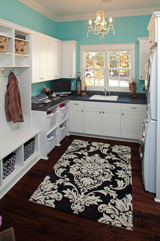 mud room and laundry room design