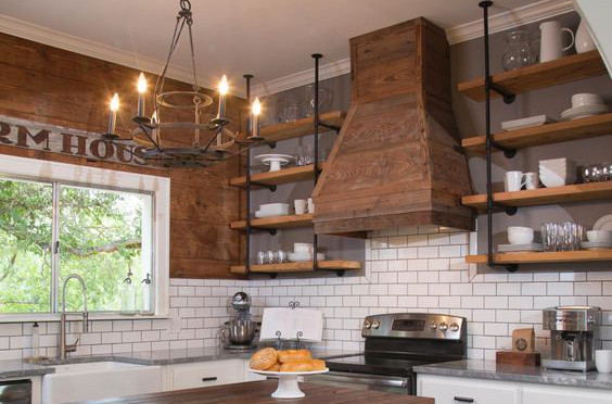 Kitchen Open Shelving