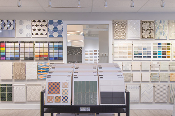 tils showroom sample wall display