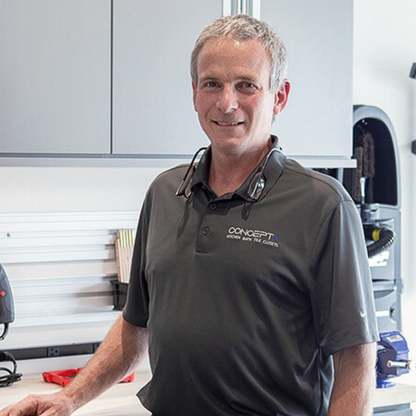 Tom Hanley Project Manager of Concept II kitchen & bath