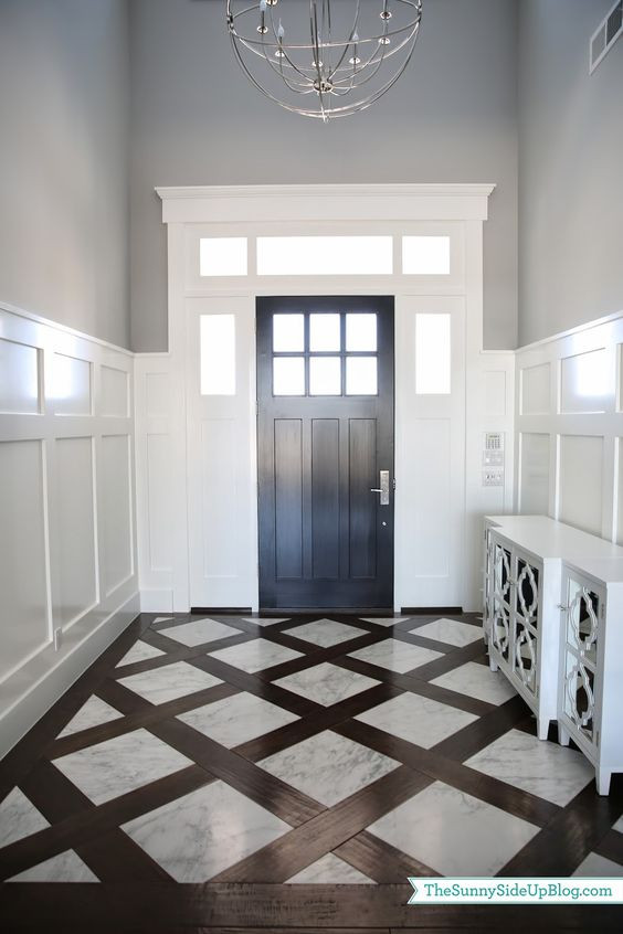 entryway tile that looks like wood