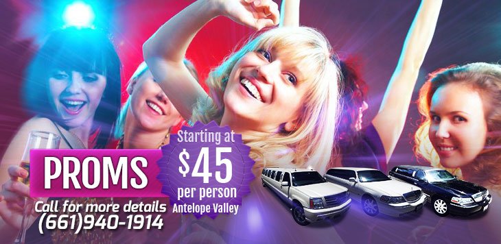 Rent a Limo for your prom in Lancaster CA