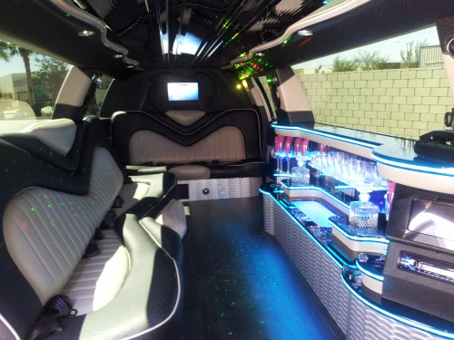 Stretch SUV Limo Interior