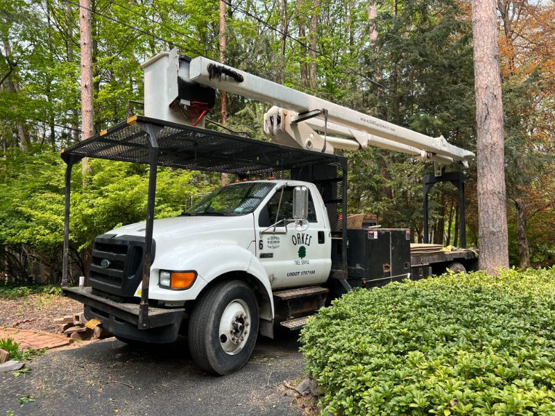 oakes tree service truck