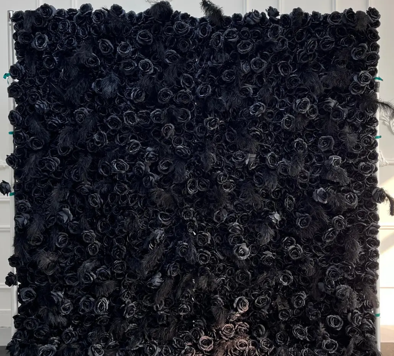 Midnight Bloom flower wall