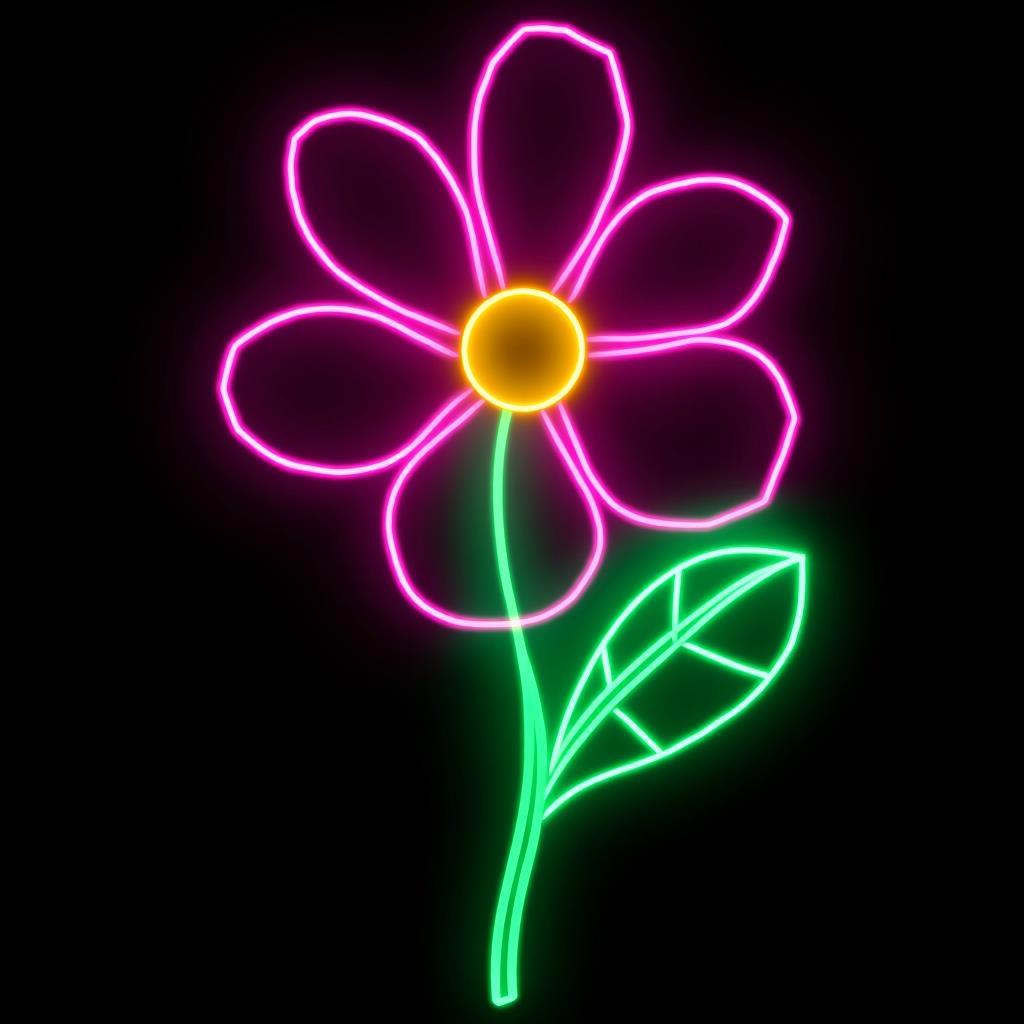 Cyberpunk Neon Style