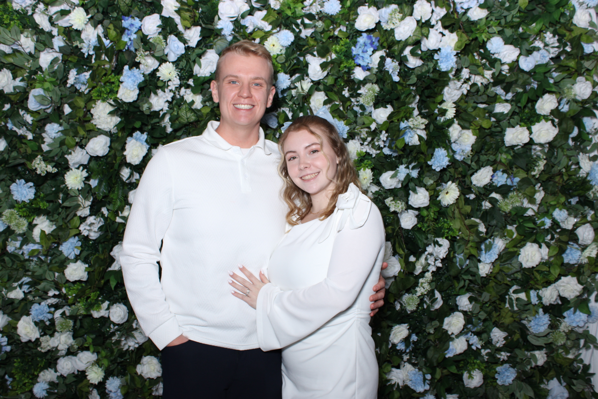 Something Blue photo booth view