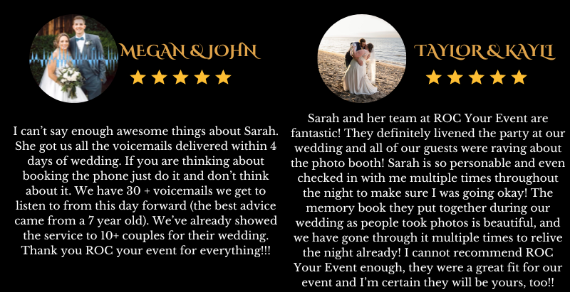 5 Star Reviews ROC'n Audiobook and Mirror Photo Booth Rental