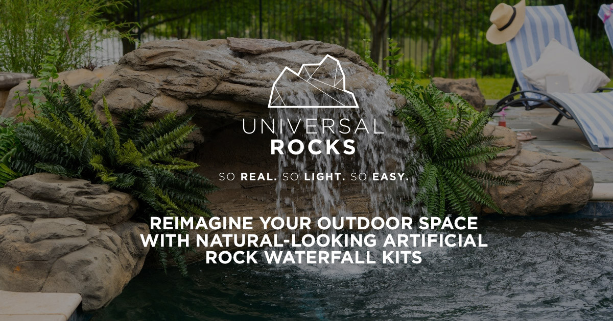 Reimagine Your Outdoor Space with Natural-Looking Artificial Rock Waterfall Kits