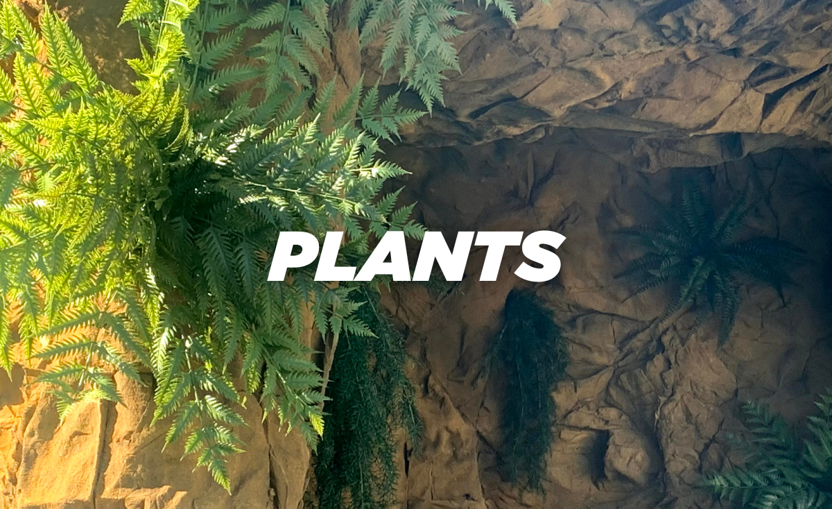 Garden artificial UV rated plants