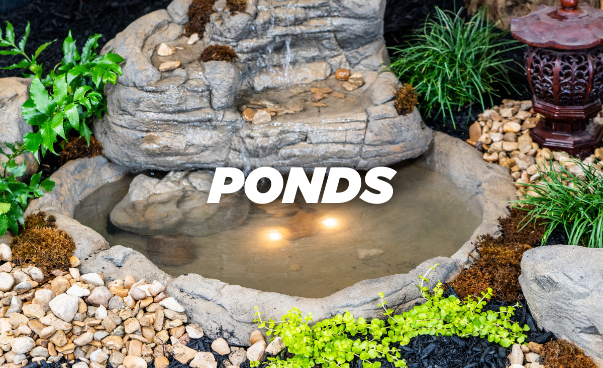 Garden Ponds above ground and in ground