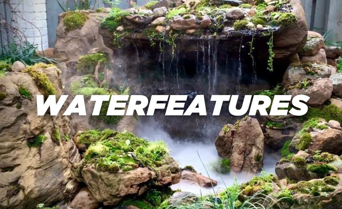 Garden Waterfalls and Waterfeatures