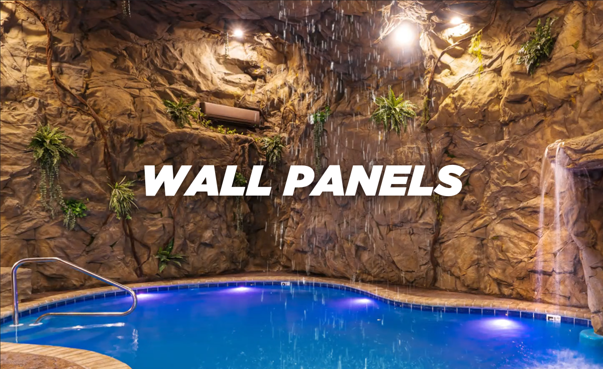 Swimming Pool Rock Wall Panels to cover walls