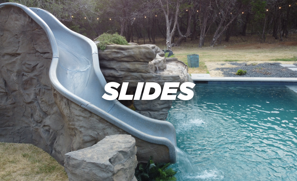 Swimming Pool Natural Slides