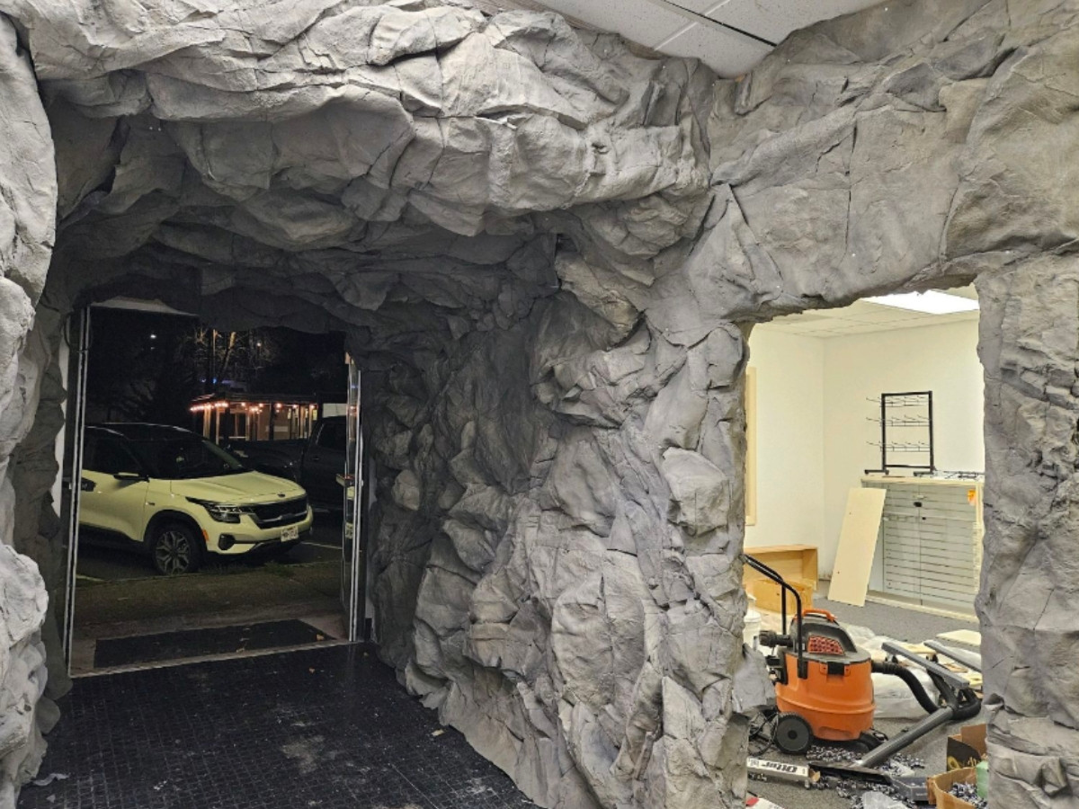 Basalt Rock Wall Panel (small) 9' x 7'