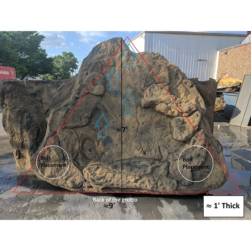 "Grotto" Swimming Pool Waterfall