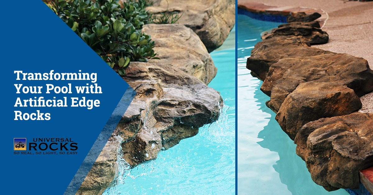 Artificial Edge Rocks for your Swimming Pool
