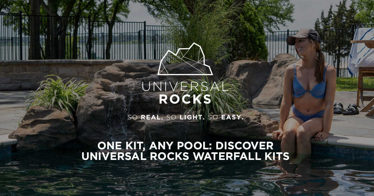 One Kit, Any Pool: Discover Universal Rocks Waterfall Kits