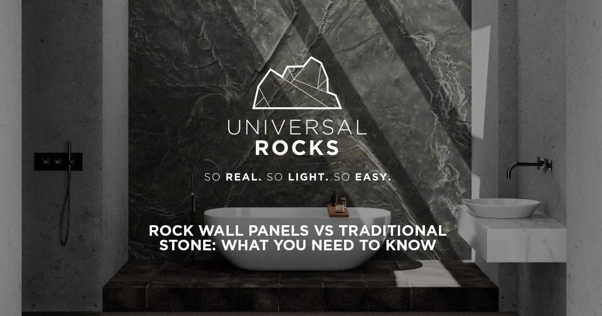 Rock Wall Panels vs Traditional Stone: What You Need to Know