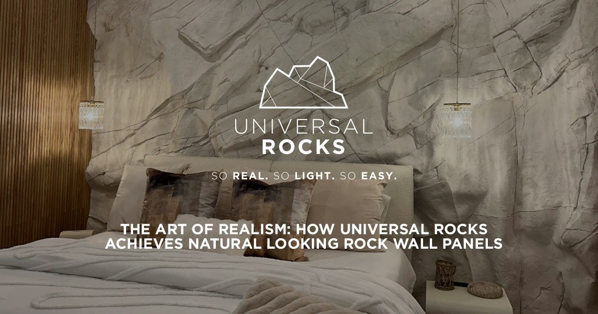 The Art of Realism: How Universal Rocks Achieves Natural Looking Rock Wall Panels