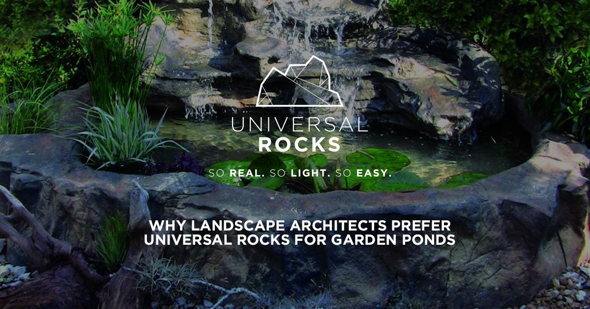 Why Landscape Architects Prefer Universal Rocks for Garden Ponds