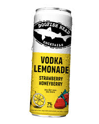 Dogfish Head Strawberry & Honeyberry Vodka Lemonade 4PK 12oz Cans