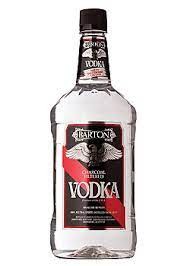 bottle of Barton's Spirits Vodka