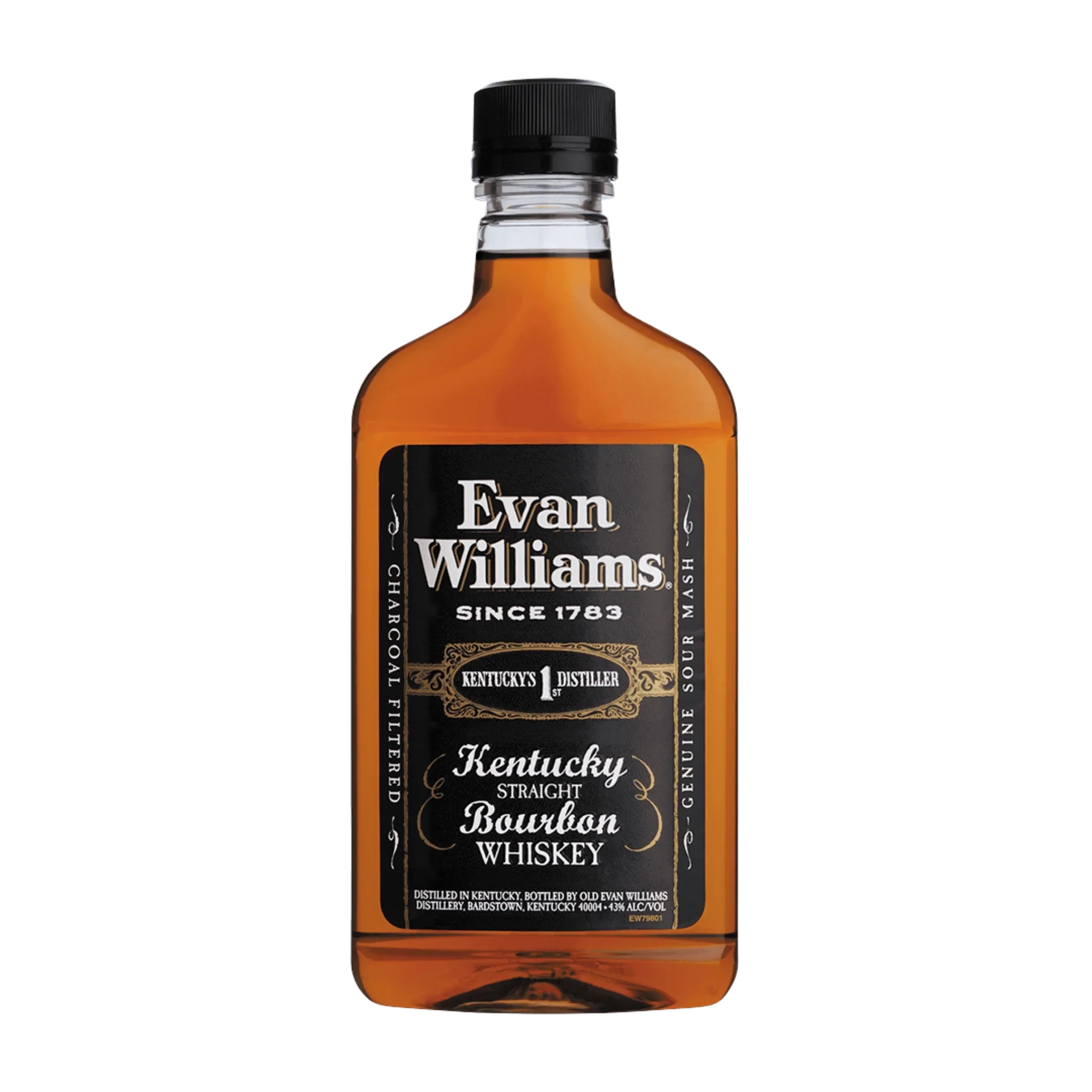 Evan Williams Black Label Kentucky Straight Bourbon Whiskey 750ml