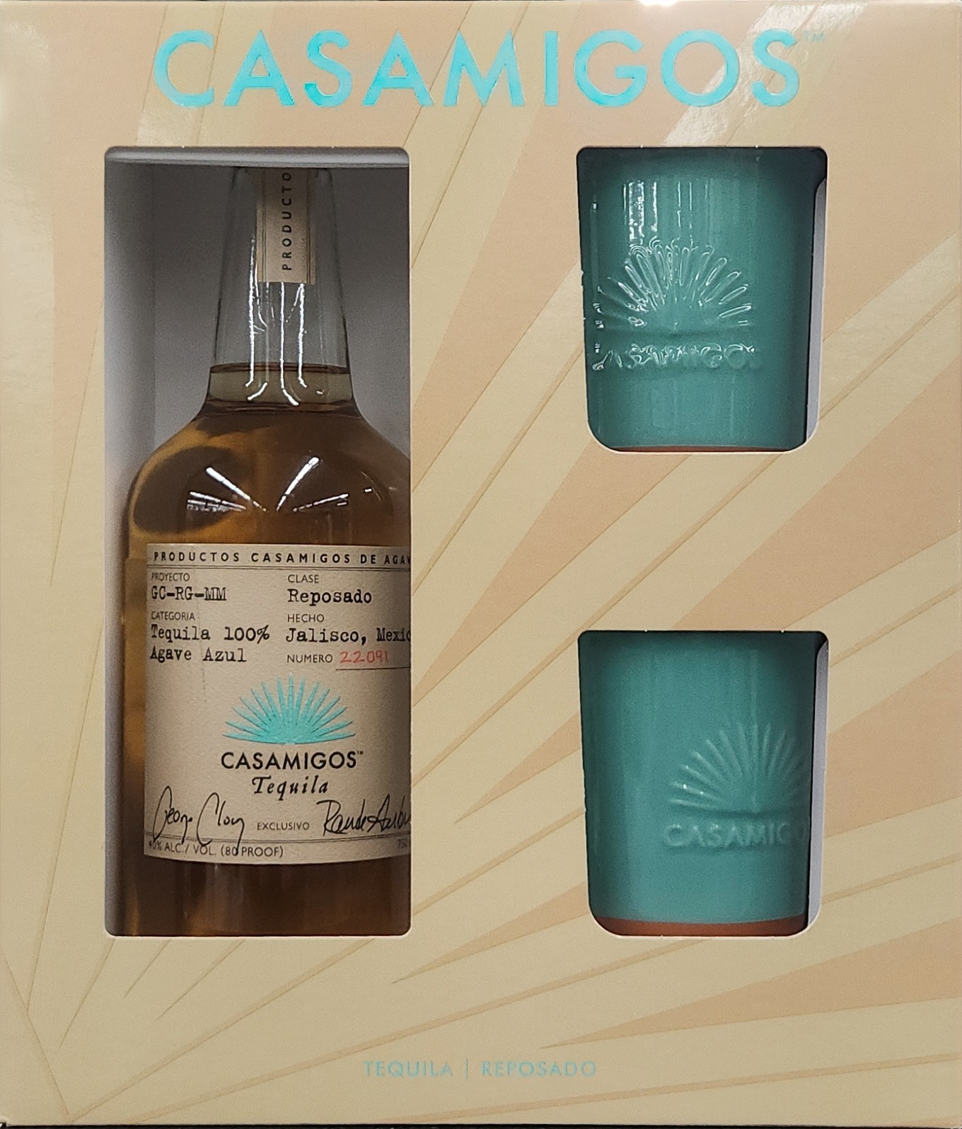 Casamigos Repo 750 W/2Cup