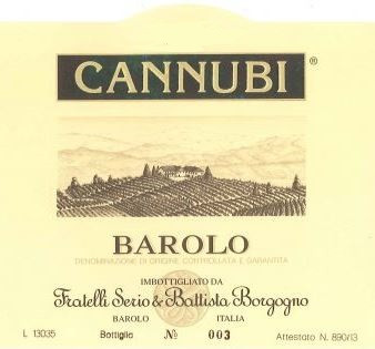 Borgogno Barolo Cannubi 2020