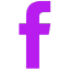purple facebook button