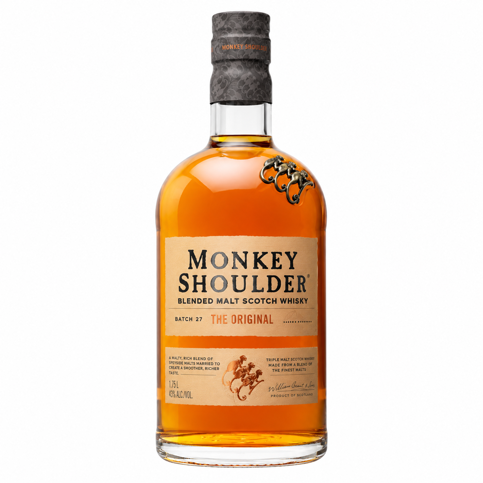 Monkey Shoulder Blended Malt Scotch Whisky 1.75L
