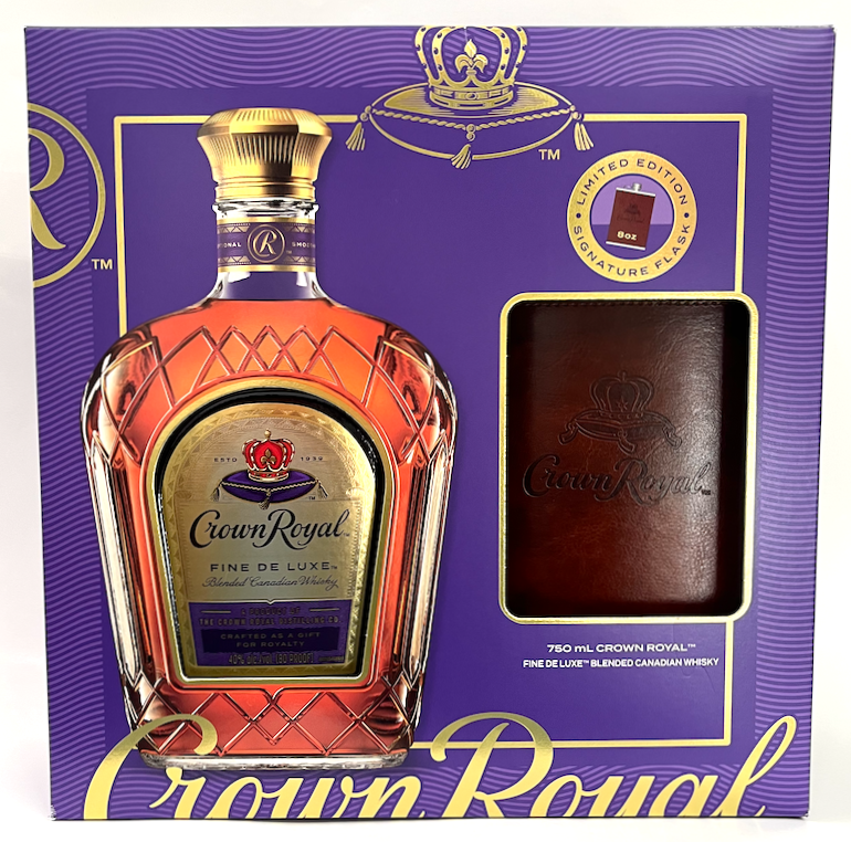 Crown Royal 750 W/Flask