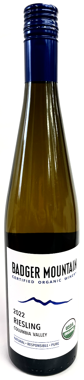 Badger Mt Riesling 750- O*
