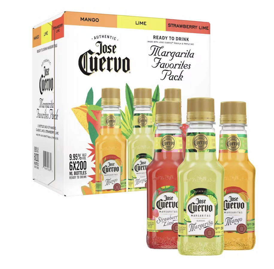 Cuervo 6PK 200ml Margs Variety