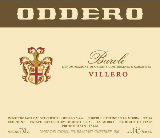 Oddero Barolo Villero  '20 1.5