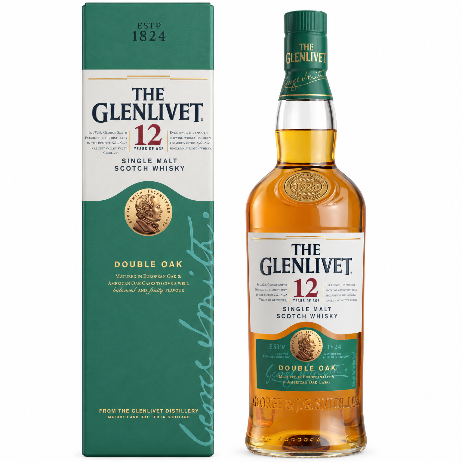The Glenlivet 12 Year Old Double Oak 750ml