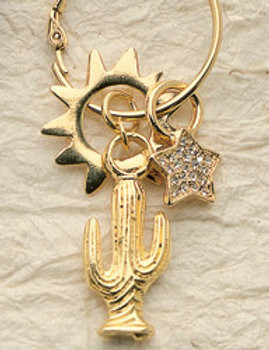 Cactus and Star Combo #36    $88  (priced per pair)