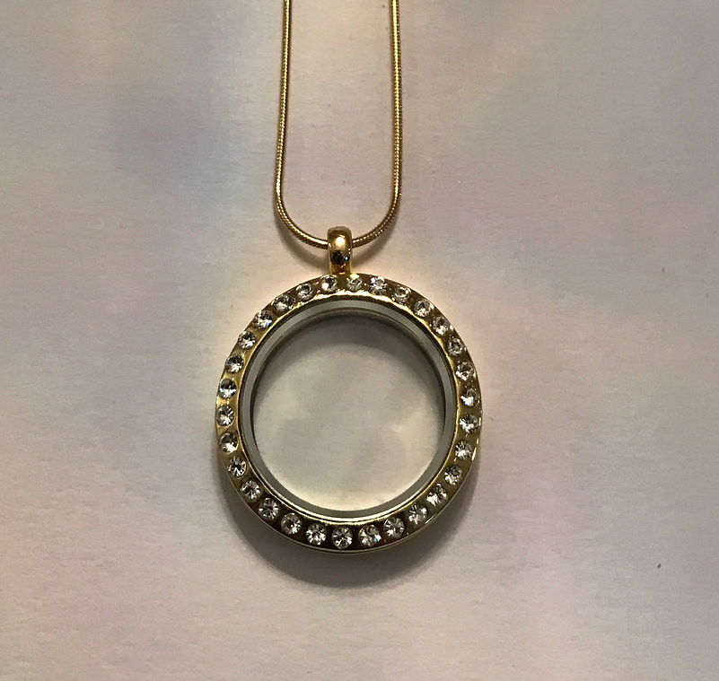 Crystal Locket Pendants