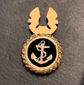 U.S. Navy Anchor Button Covers