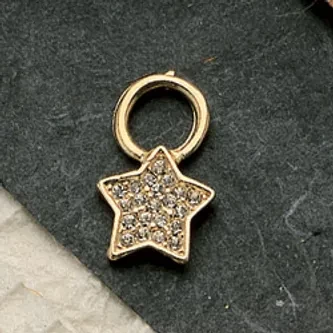 Small Crystal Star Charms   $28  Priced per pair