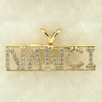 Crystal Name Pin