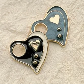 Jessica's Heart Charm Pair