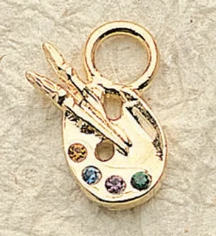 Artist Pallet  charms $28 priced per pair