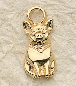 Happy Pig Charms   $28  Priced per pair