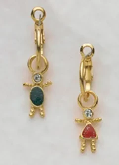 Boy and girl charms  $28 pair