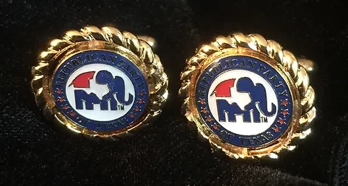 Republican Party of Texas Rope Cufflinks