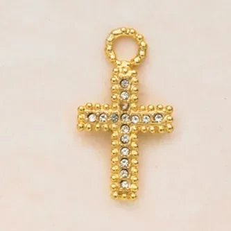 Large Crystal Cross Charms $28  (priced per pair)